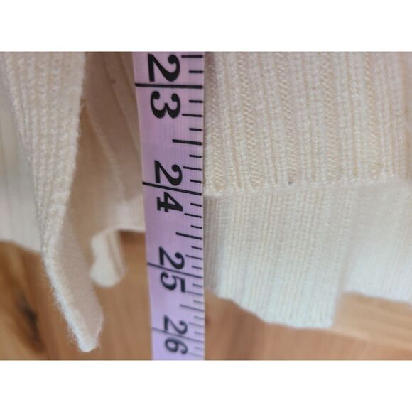 Zara Thick Breton Striped French Sailor SMALL Sweater Capsule Wardrobe Cream S - Picture 6 of 6